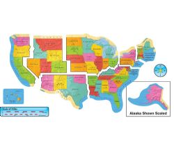 Unites States Map Bulletin Board Set